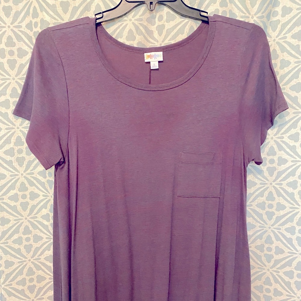 Muted purple Flowy Carly Dress Hi Low